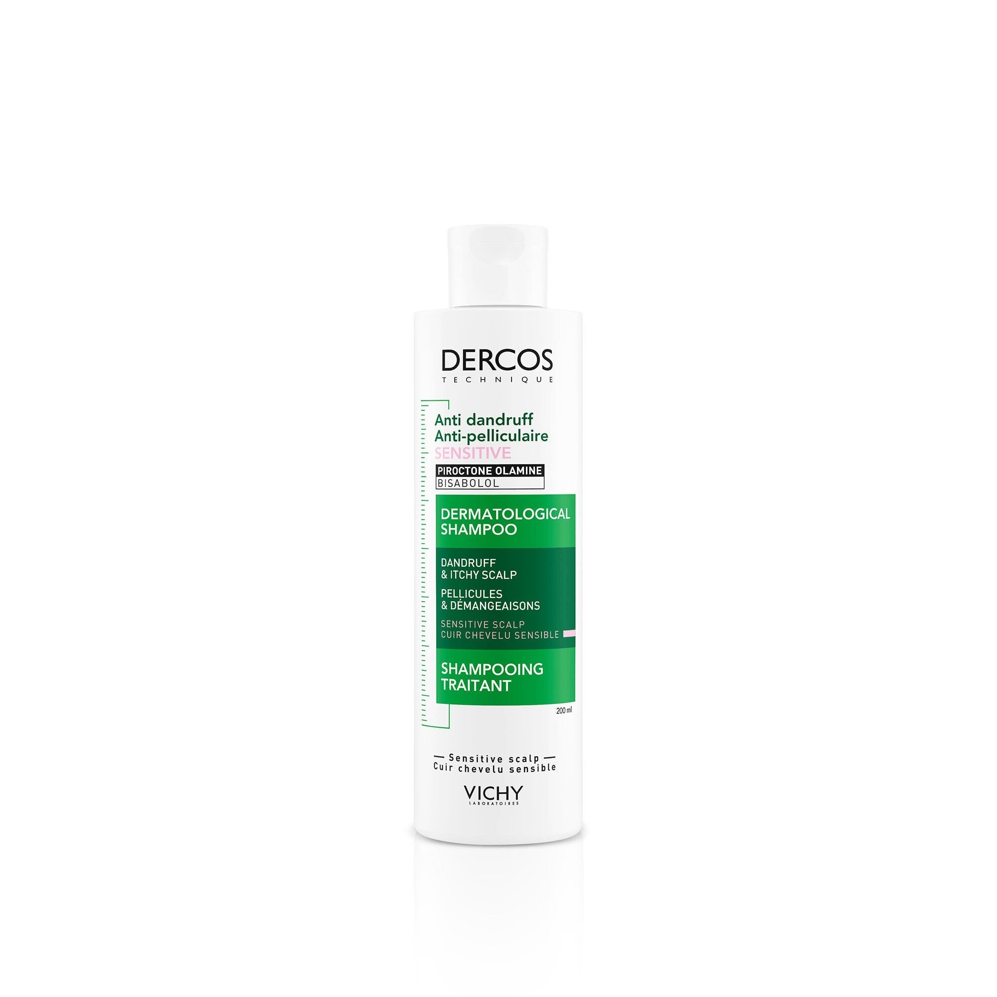 Vichy Dercos Shampooing Antipelliculaire Cheveux Sensibles 200 ml