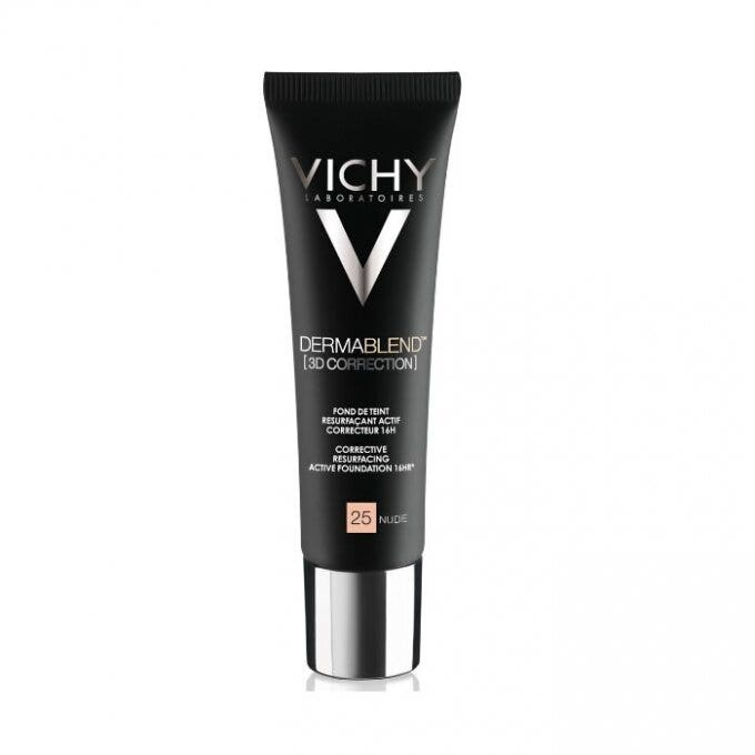 Vichy Dermablend 3D Fond de teint couvrant pour peaux grasses et à imperfections Teinte 25 30 ml