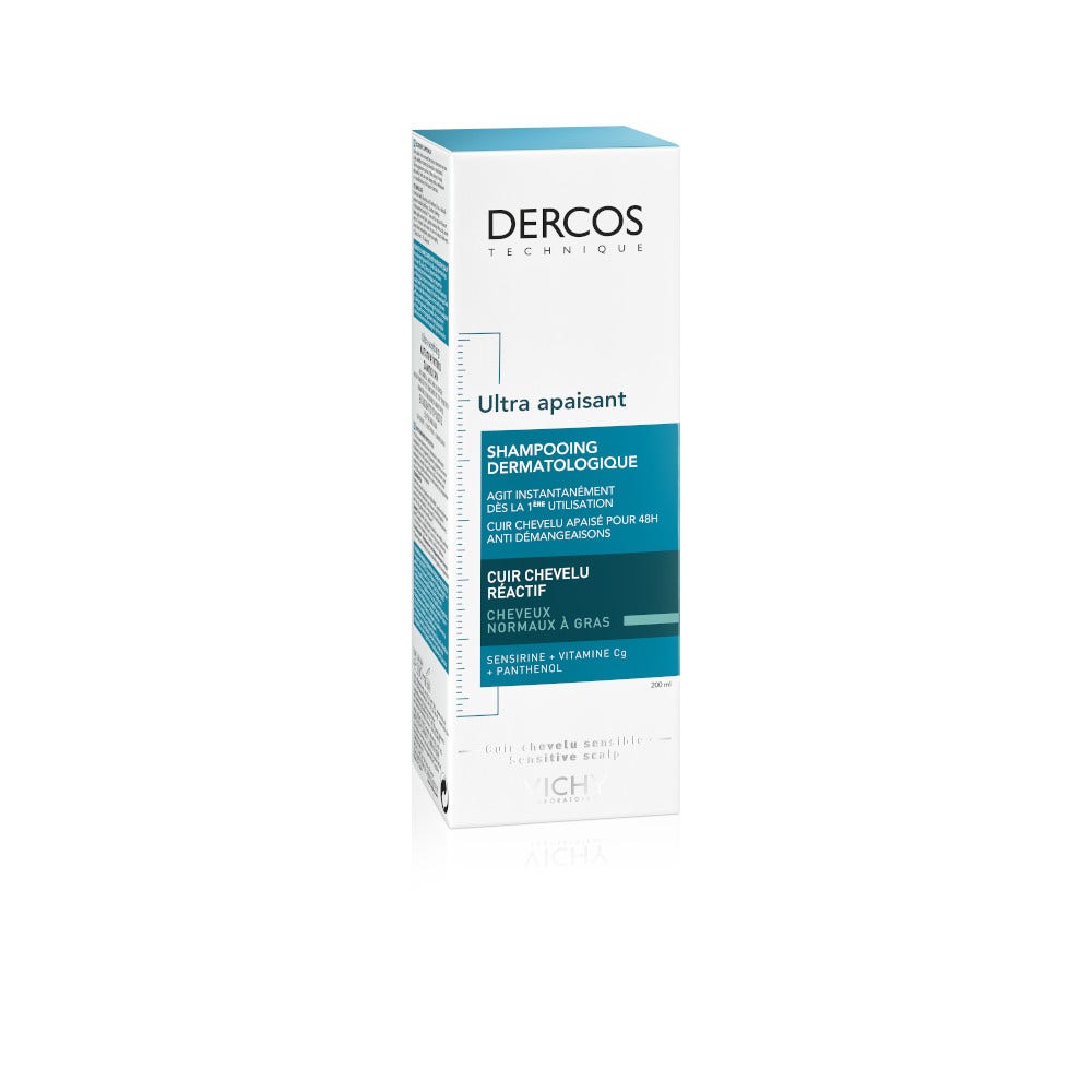 Vichy Dercos Shampooing Ultra Apaisant Cheveux Gras 200 ml