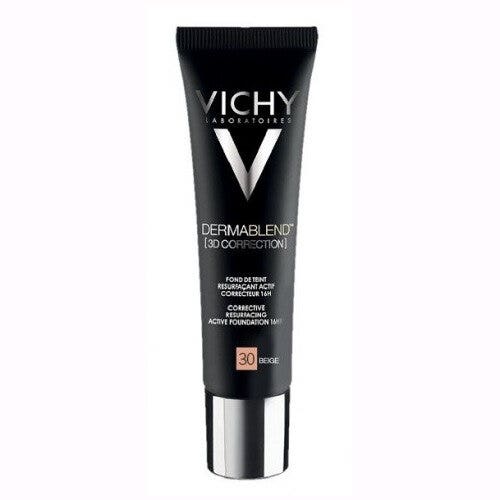 Vichy Dermablend 3D Fondotinta Coprente Per Pelle Grassa Con Imperfezioni Tonalità 30 30ml