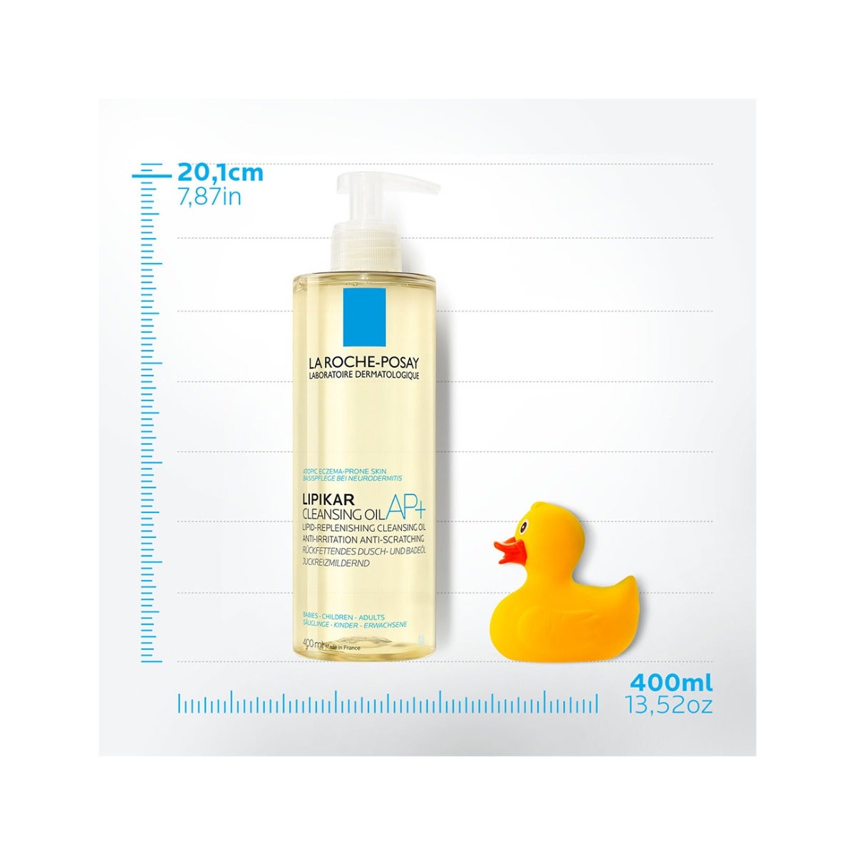 La Roche-Posay Lipikar Huile Lavante Relipidante Anti-Rougeurs Anti-Démangeaisons 400 ml