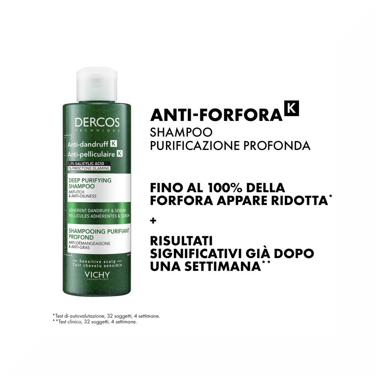 Vichy Dercos Technique Shampooing Antipelliculaire K 250 ml