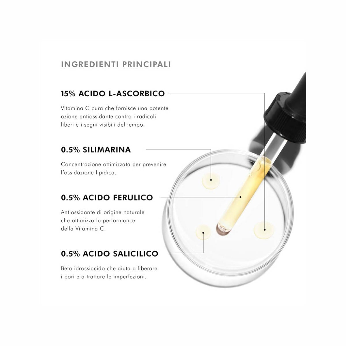 SkinCeuticals Silymarin CF Siero Antiossidante con Vitamina C Pura Ideale per Pelli Grasse 30ml