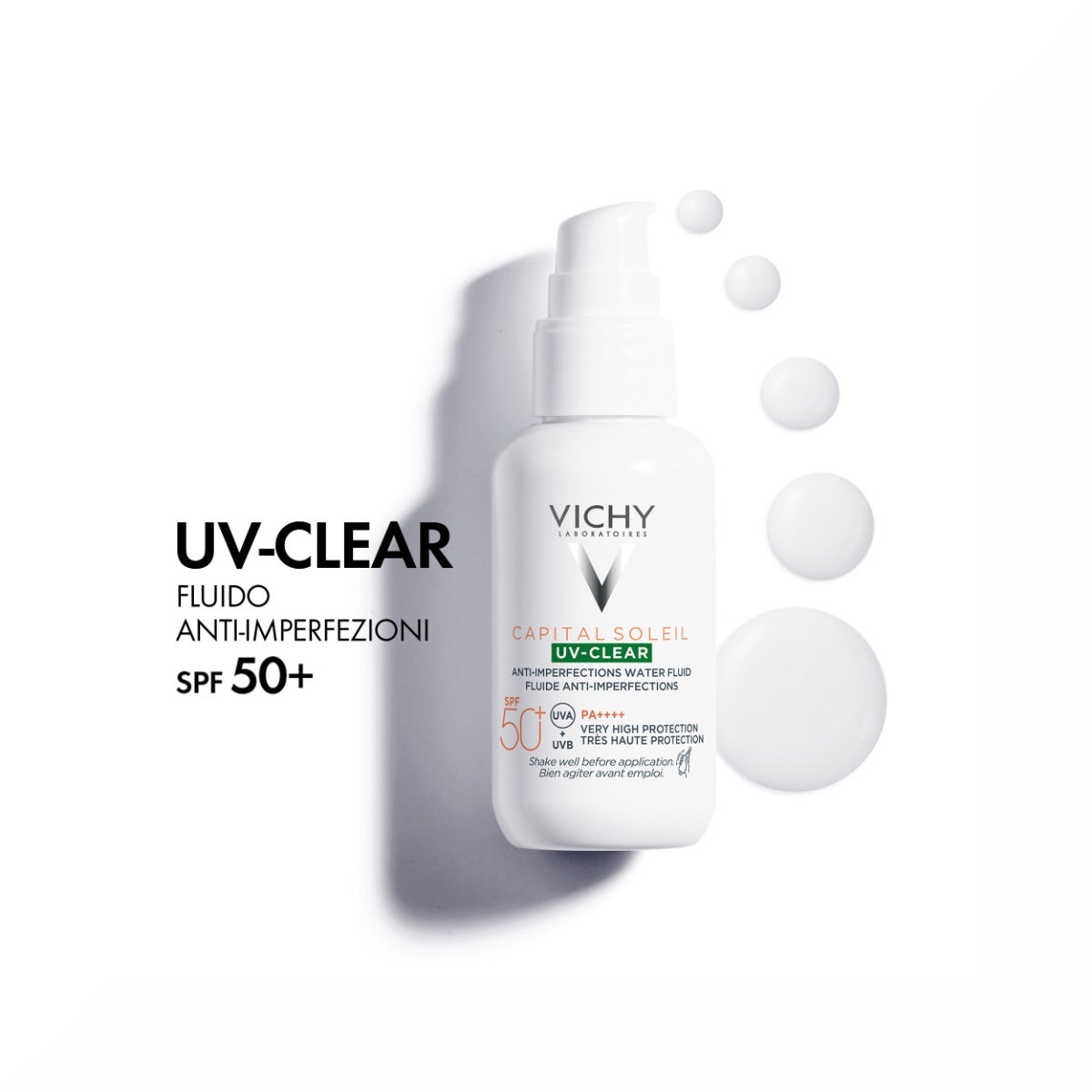 Vichy Capital Soleil UV-Clear Fluido Anti-Imperfezioni SPF50+