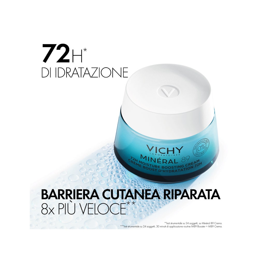 Vichy Mineral 89 Crème Hydratante 72H Riche 50 ml
