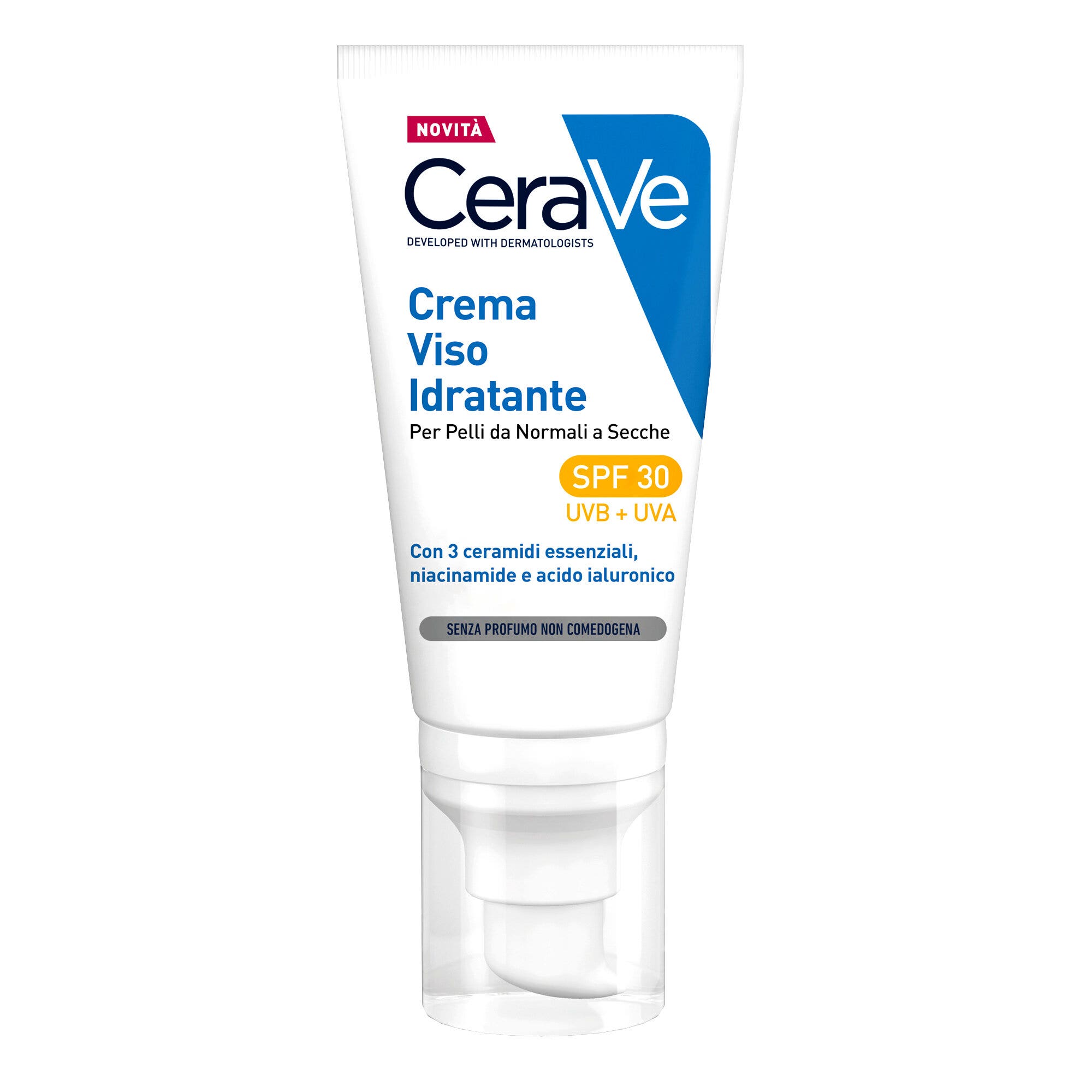 CeraVe Crème Hydratante Visage SPF30 24 Heures à l'Acide Hyaluronique 52 ml