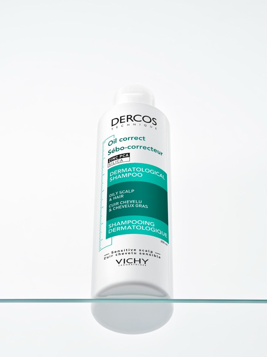 Vichy Dercos Shampooing régulateur de sébum pour cheveux gras 200 ml