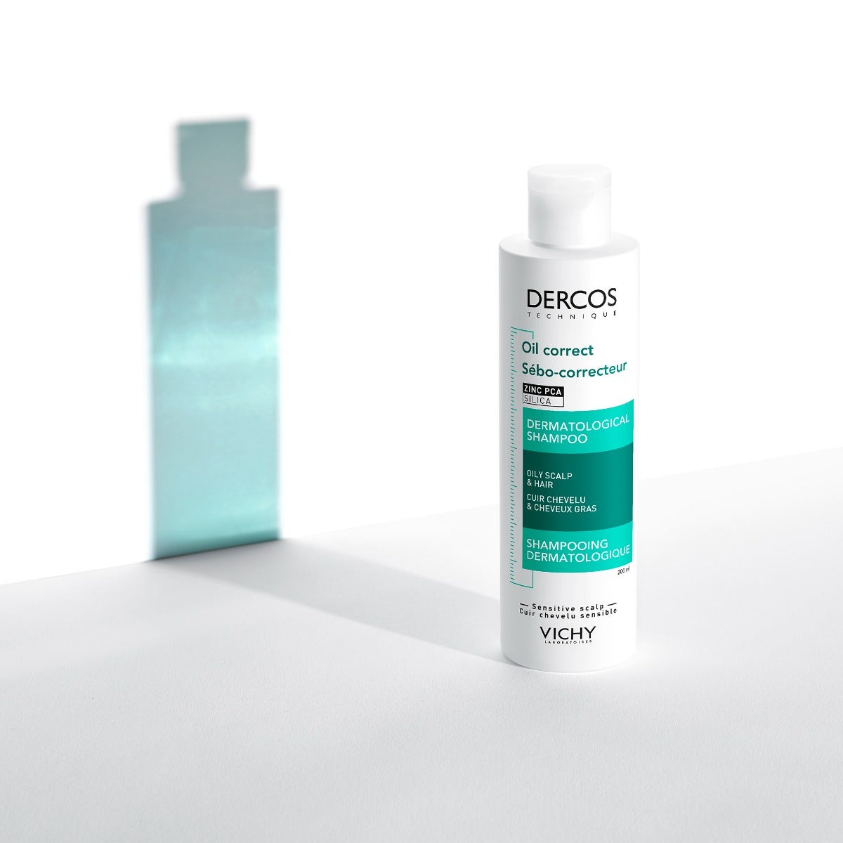 Vichy Dercos Shampooing régulateur de sébum pour cheveux gras 200 ml