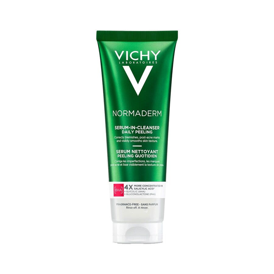 Vichy Normaderm Sérum Nettoyant Exfoliant Quotidien 125 ml