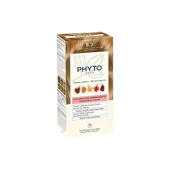 Phyto Phytocolor 8.3 Blond Clair Doré Coloration Permanente pour Cheveux