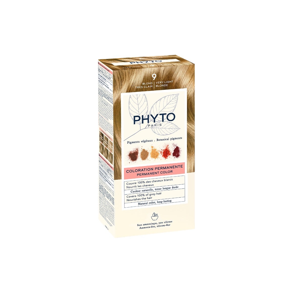 Phyto Phytocolor 9 Blond Très Clair Coloration Permanente pour Cheveux