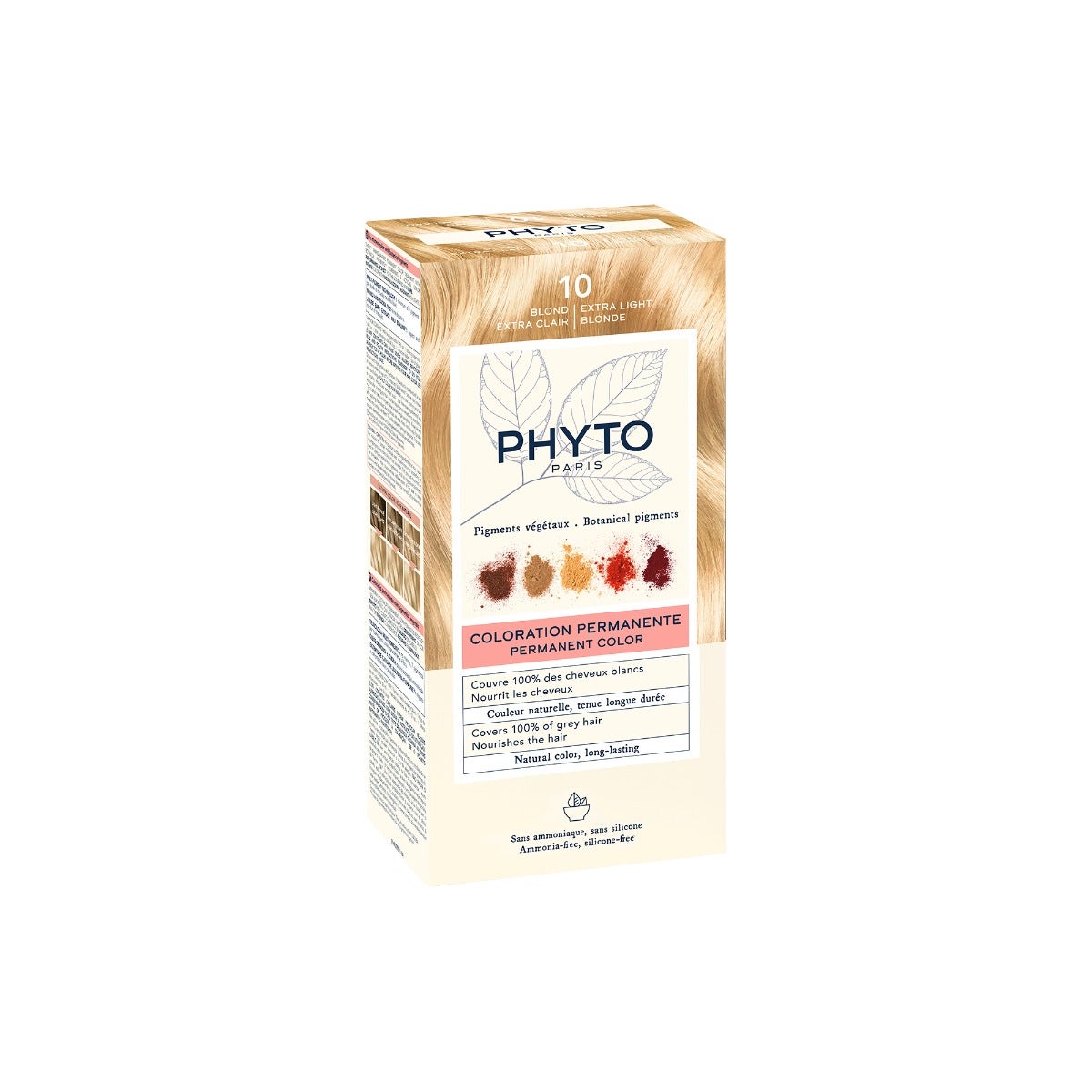 Phyto Phytocolor 10 Blond Très Clair Extra Coloration Permanente pour Cheveux