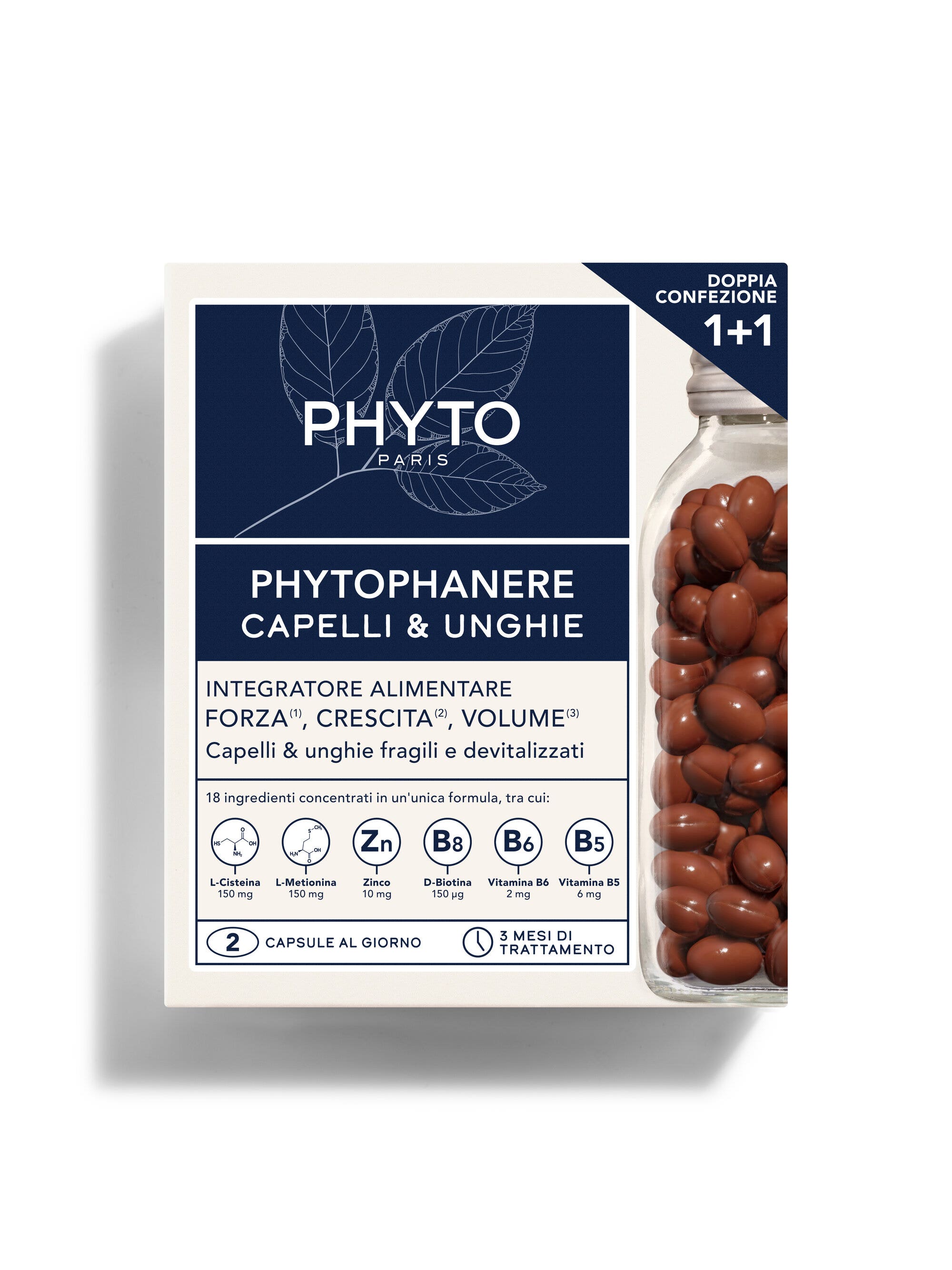 Phyto Phytophanere pour cheveux/ongles 180 gélules