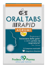 GSE Oral Tabs Rapid Agrumes 12 comprimés