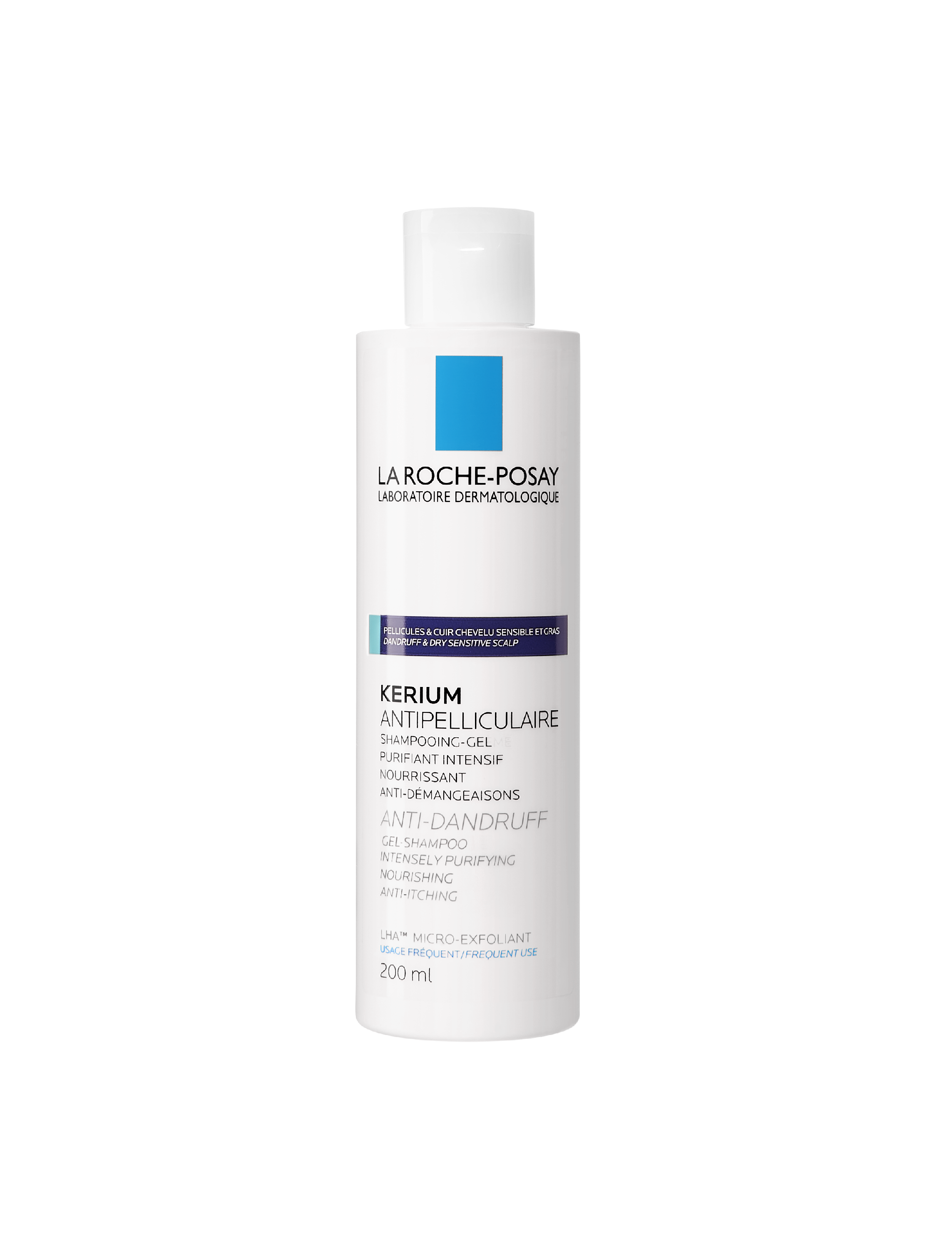 La Roche-Posay Kerium Shampooing Antipelliculaire pour Cuir Chevelu Gras 200 ml