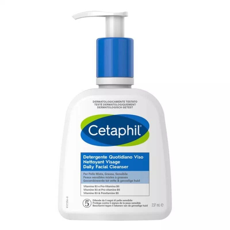 Cetaphil Nettoyant Quotidien Visage Peaux Mixtes à Gras 237 ml