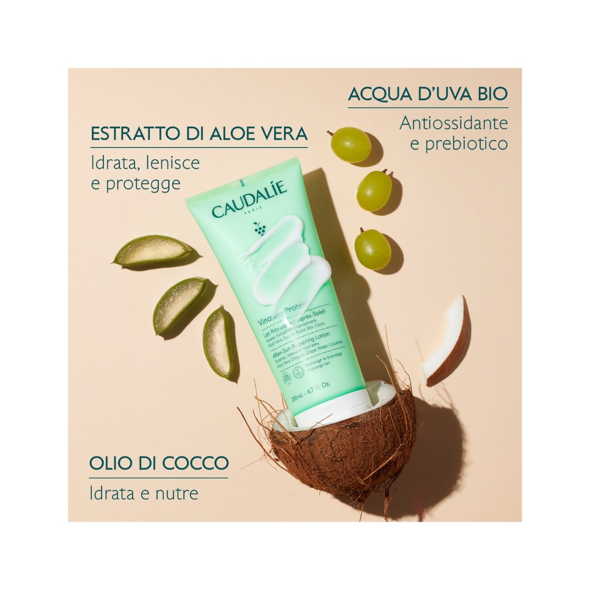 Caudalie Vinosun Protect Lait réparateur après-soleil 200 ml