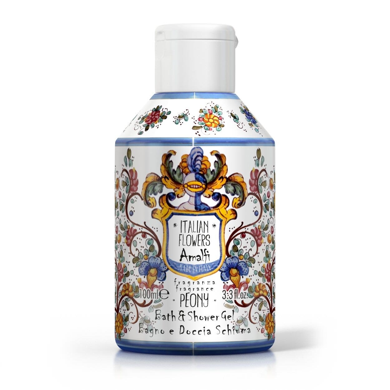 Le Maioliche Gel Douche et Bain Amalfi Pivoine 100 ml