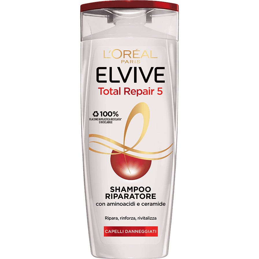 L'Oréal Paris Elvive Total Repair 5 Shampooing Cheveux Abîmés 400 ml