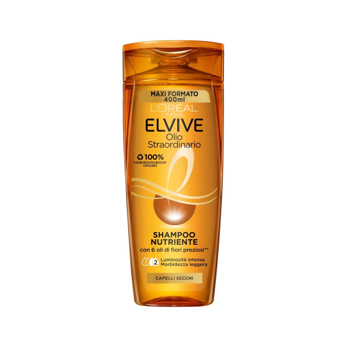 L'Oréal Paris Elvive Huile Extraordinaire Shampooing Nourrissant Cheveux Secs 400 ml
