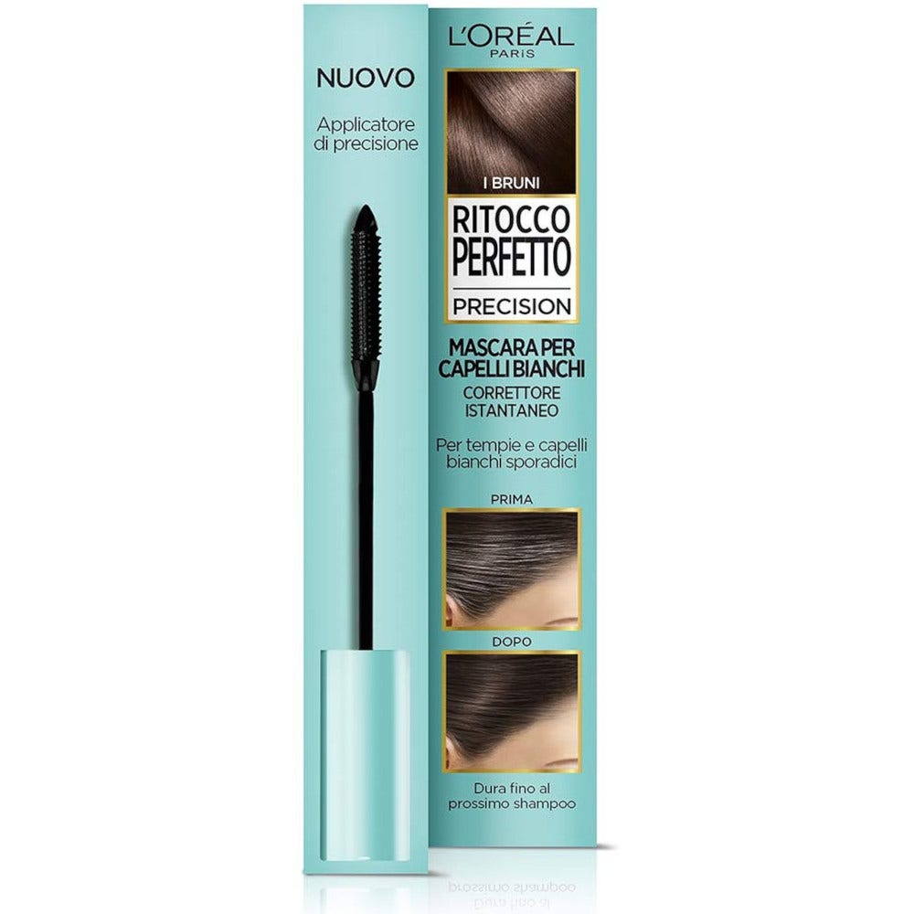 L'Oréal Paris Mascara Istantaneo Ritocco Perfetto Precision Non Macchia 2 Bruno 8ml