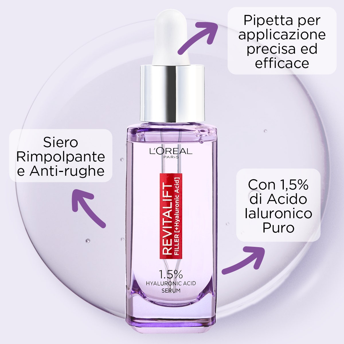 L'Oréal Paris Revitalift Filler Sérum Visage Anti-Rides 30 ml