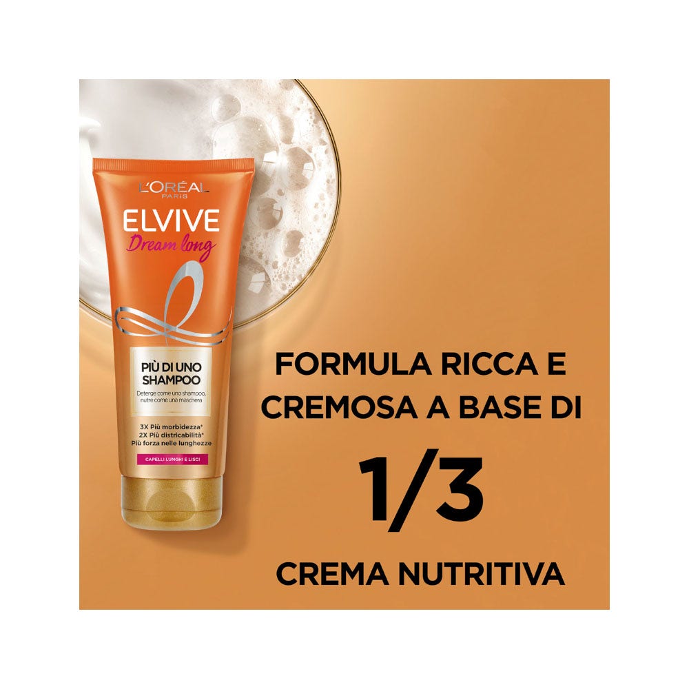 L'Oréal Paris Elvive Plus d'un Shampooing Dream Long Shampooing nourrissant pour cheveux longs/lisses 200 ml