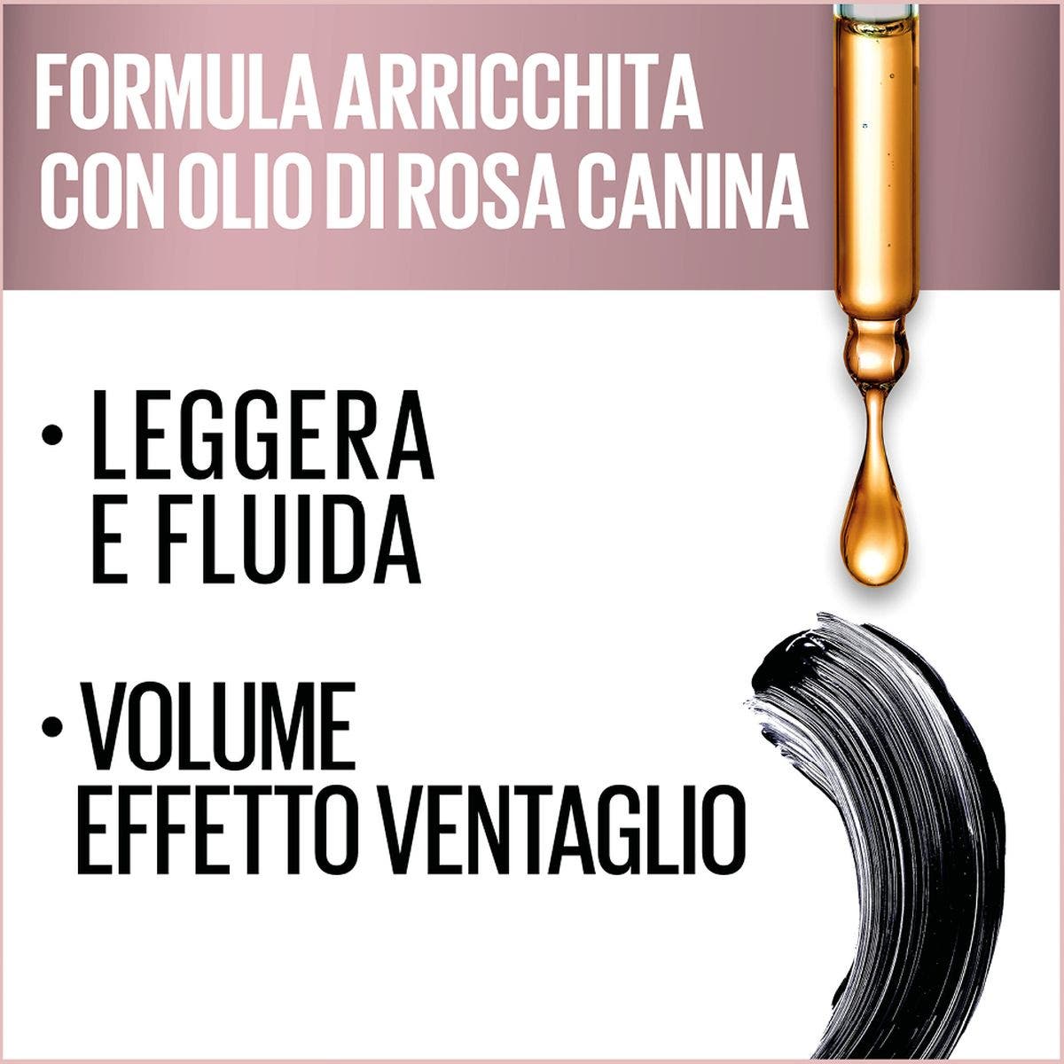 Maybelline New York Mascara Ciglia Sensazionali Nero Waterproof 1 Pezzo