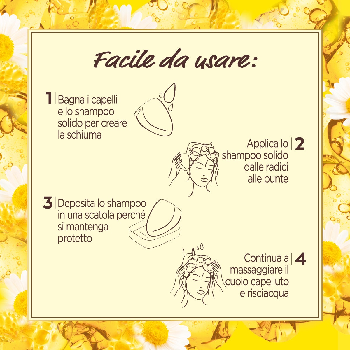 Garnier Ultra Dolce Shampoo Solido Illuminante Camomilla/ Miele 60g