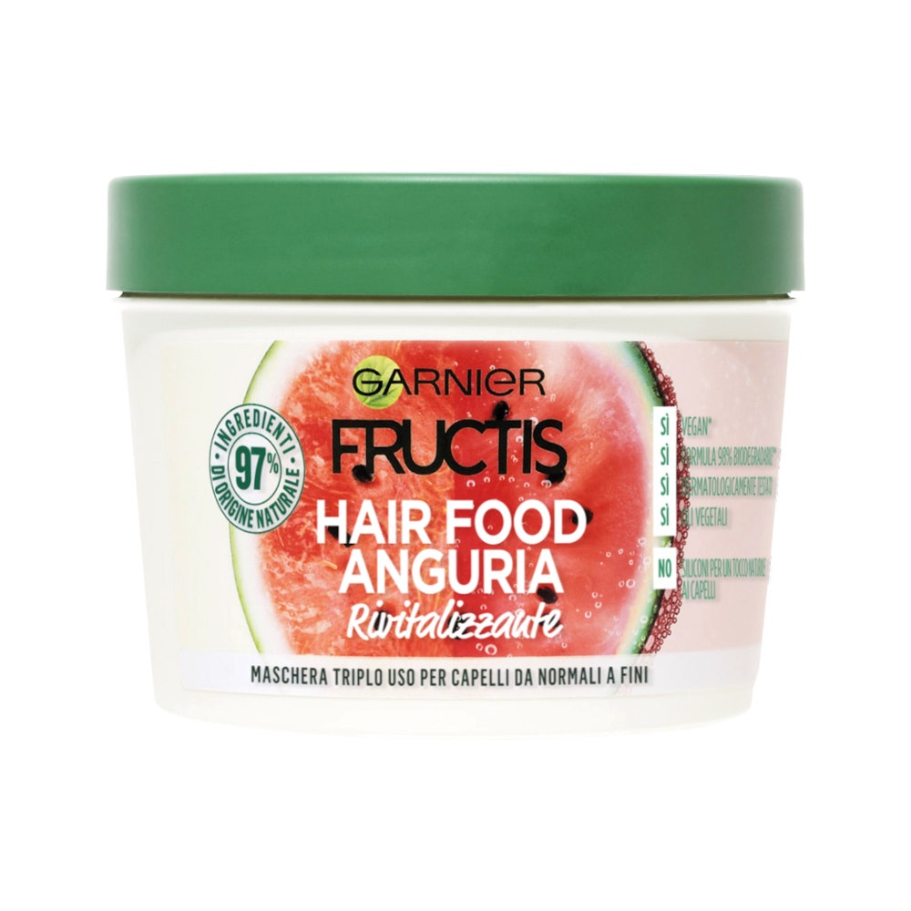 Garnier Fructis Hair Food Masque revitalisant pour cheveux fins à la pastèque 390 ml