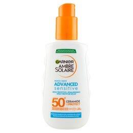 Garnier Ambre Solaire Advanced Sensitive Adultes Spray Protecteur aux Céramides 150 ml SPF50+