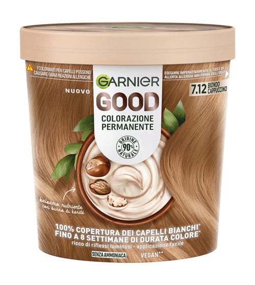 Garnier Good Kit Coloration permanente 7.12 Blond Cappuccino 160 g