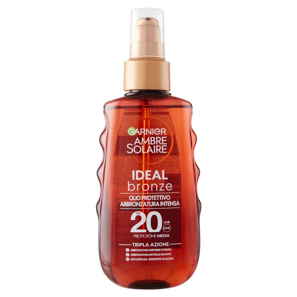 Garnier Ambre Solaire Ideal Bronze Huile Protectrice Bronzage Intense 150 ml SPF20