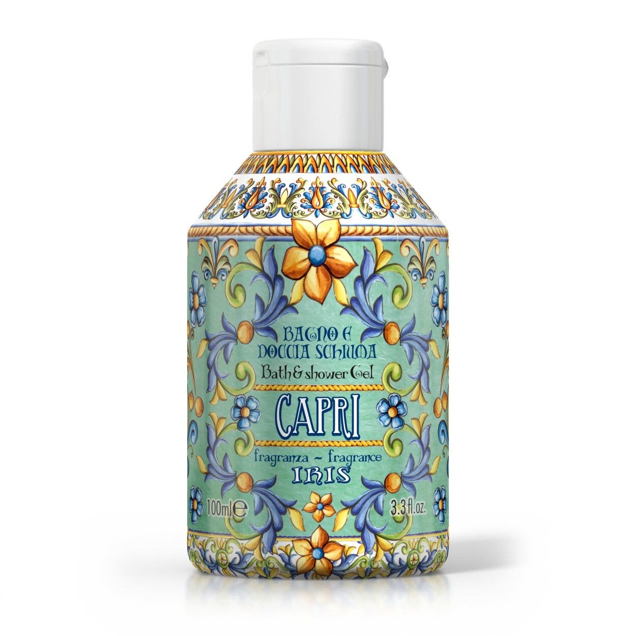 Le Maioliche Gel Douche et Bain Capri Iris 100 ml