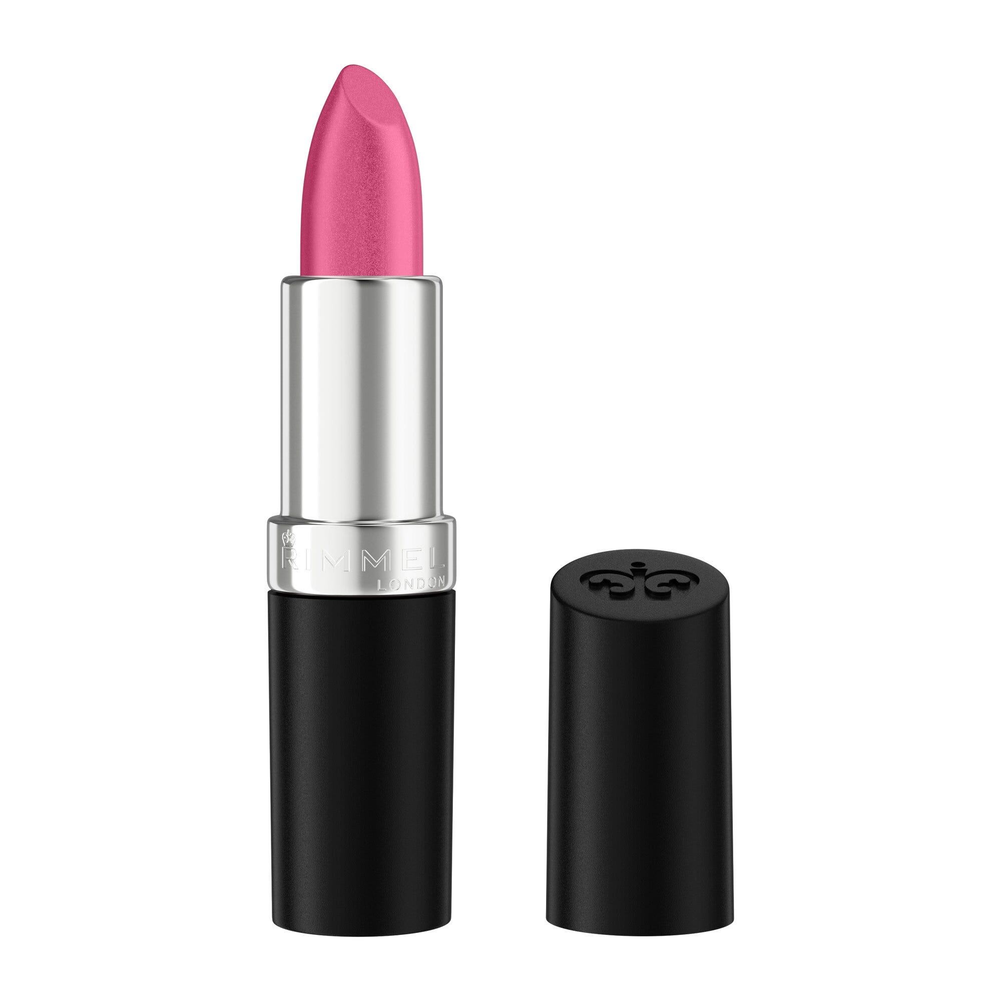 Rimmel Lasting Finish Rouge à lèvres satiné hydratant, formule vegan, 4 g, 086 Sugar Plum