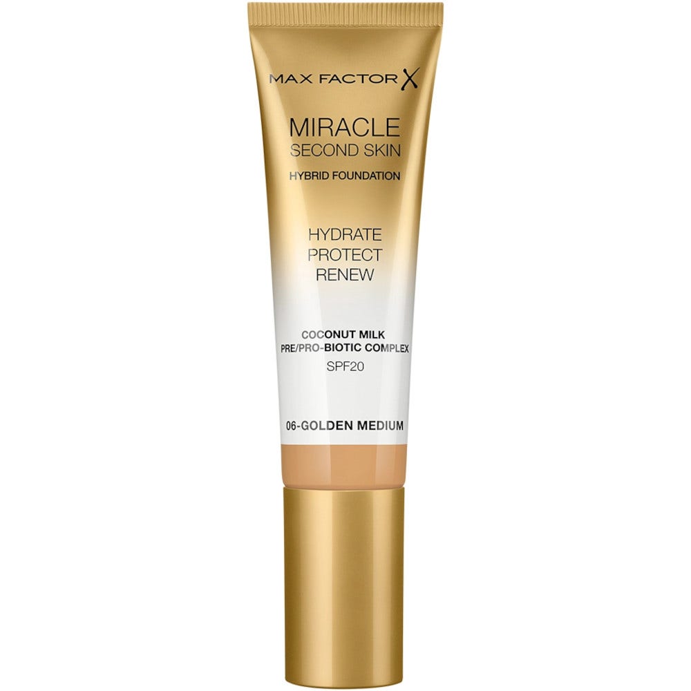 Max Factor Miracle Second Skin Fond de teint liquide 30 ml 06-Golden Medium