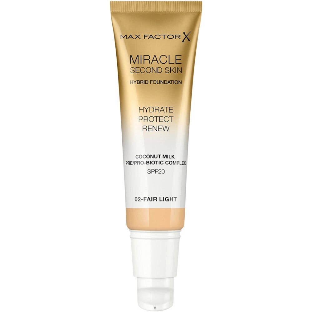 Max Factor Miracle Second Skin Fondotinta Liquido 30ml 02-Fair Light