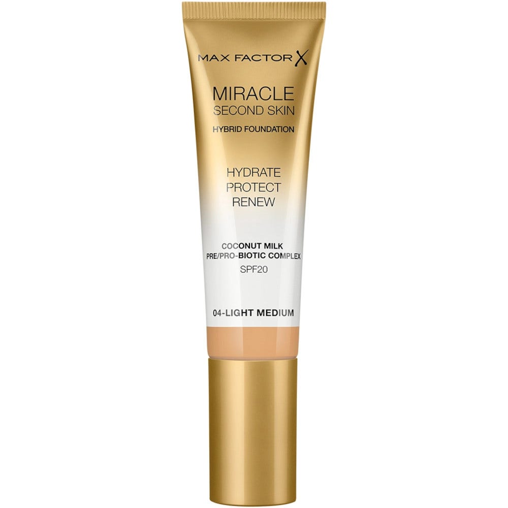 Max Factor Miracle Second Skin Fond de teint liquide 30 ml 04-Light Medium