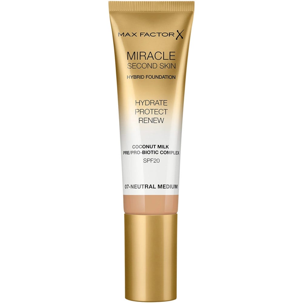 Max Factor Miracle Second Skin Fond de teint liquide 30 ml 07-Neutral Medium