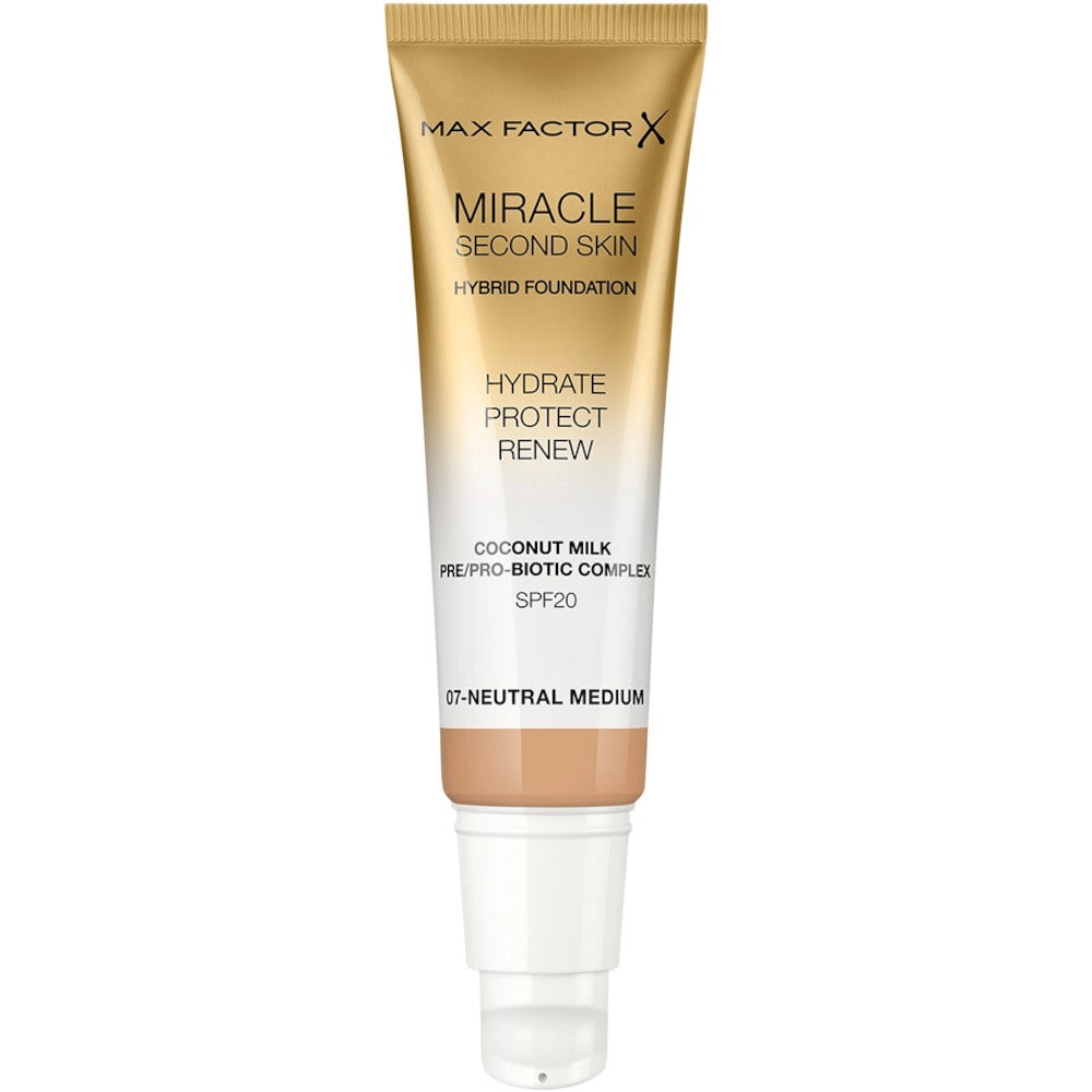 Max Factor Miracle Second Skin Fond de teint liquide 30 ml 07-Neutral Medium