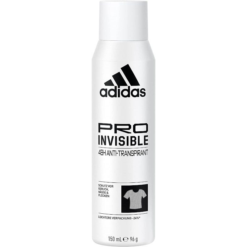 Adidas Pro Invisible Déodorant anti-transpirant en spray 48 h pour femme 150 ml