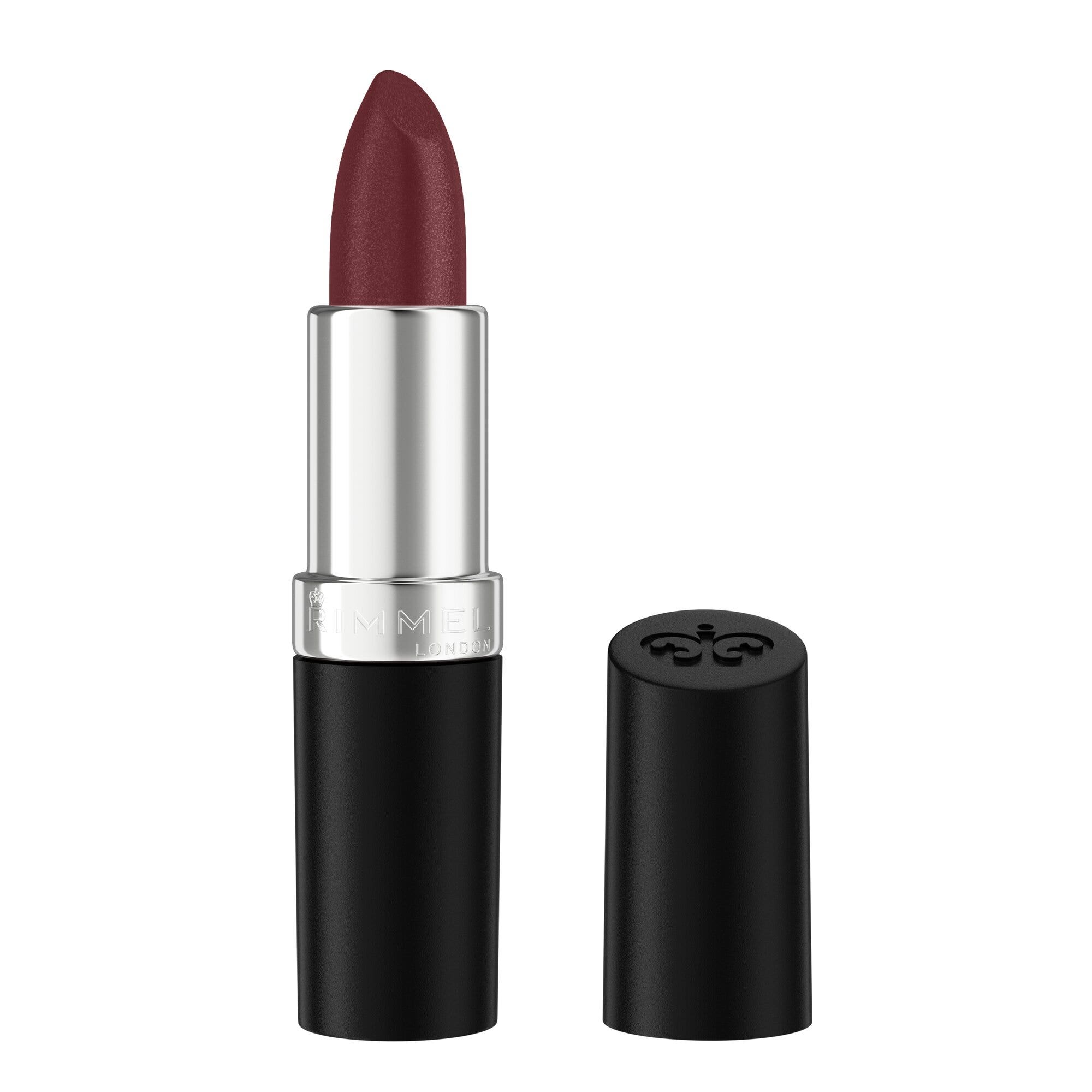 Rimmel Lasting Finish Rossetto Satinato Idratante Formula Vegana 4g 380 Plum Pillow