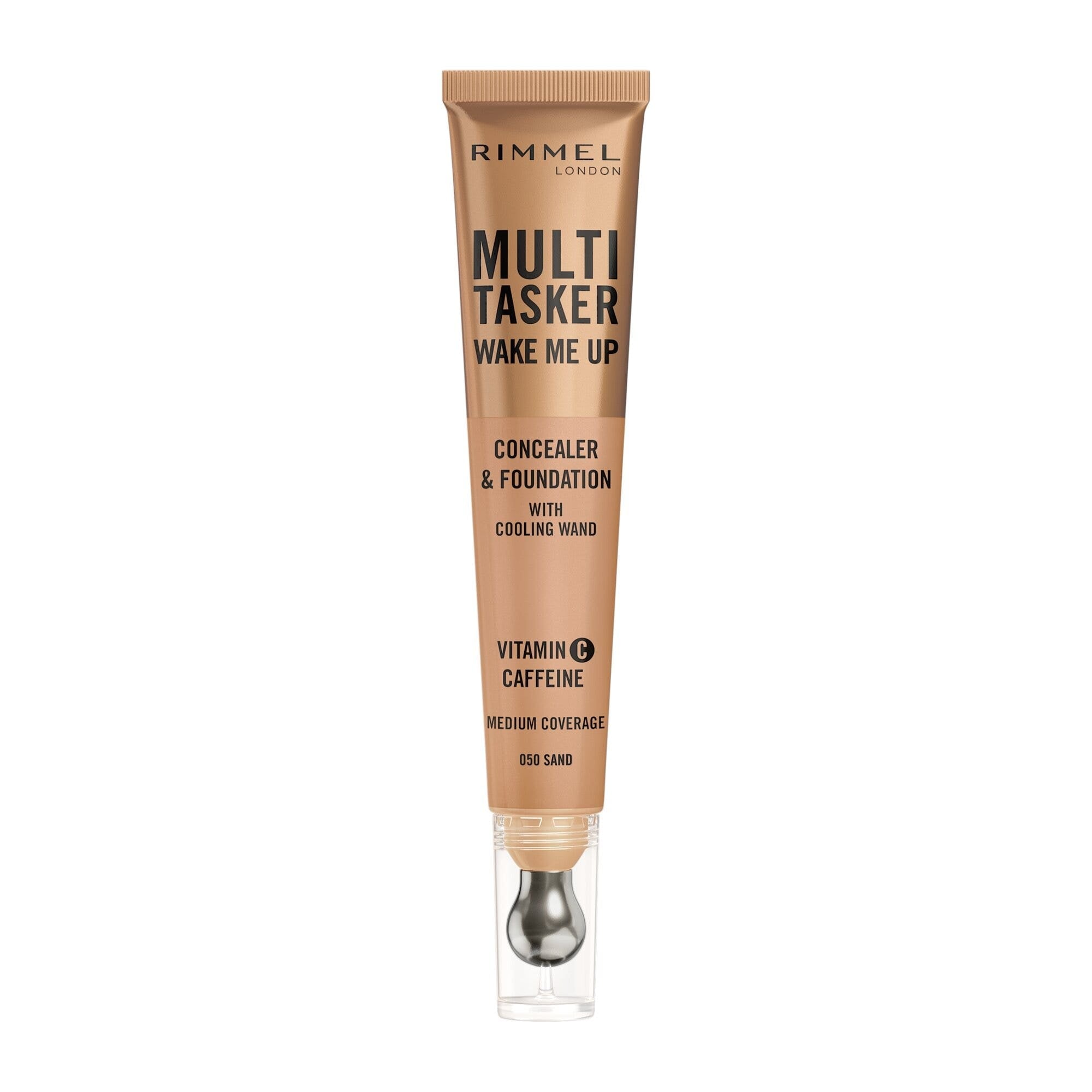 Rimmel Multi-tasker Wake Me Up Correcteur & Fond de teint Formule Végétalienne 050 Sand 20 ml