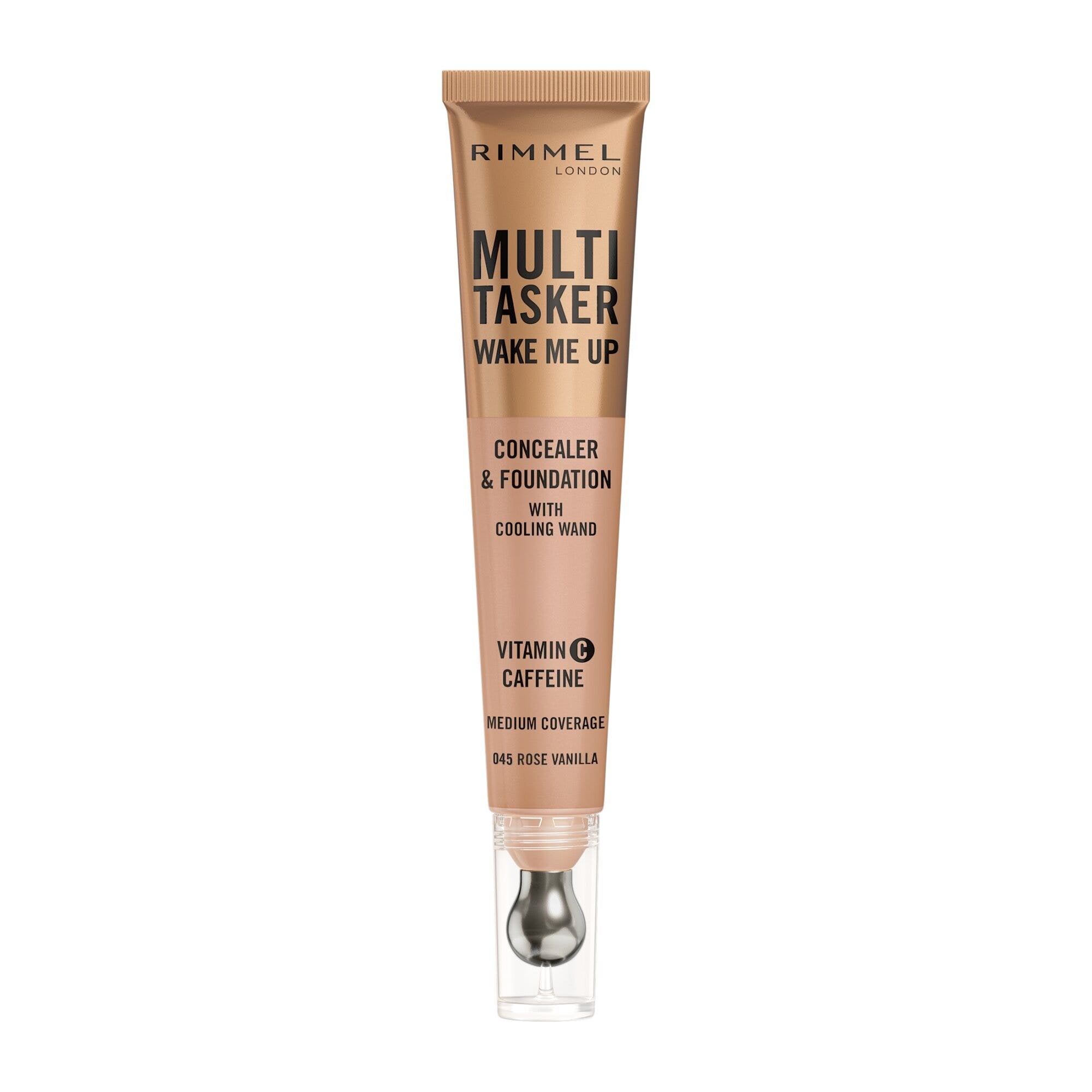 Rimmel Multi-tasker Wake Me Up Correcteur & Fond de teint Formule Végétalienne 045 Classic Ivory 20 ml