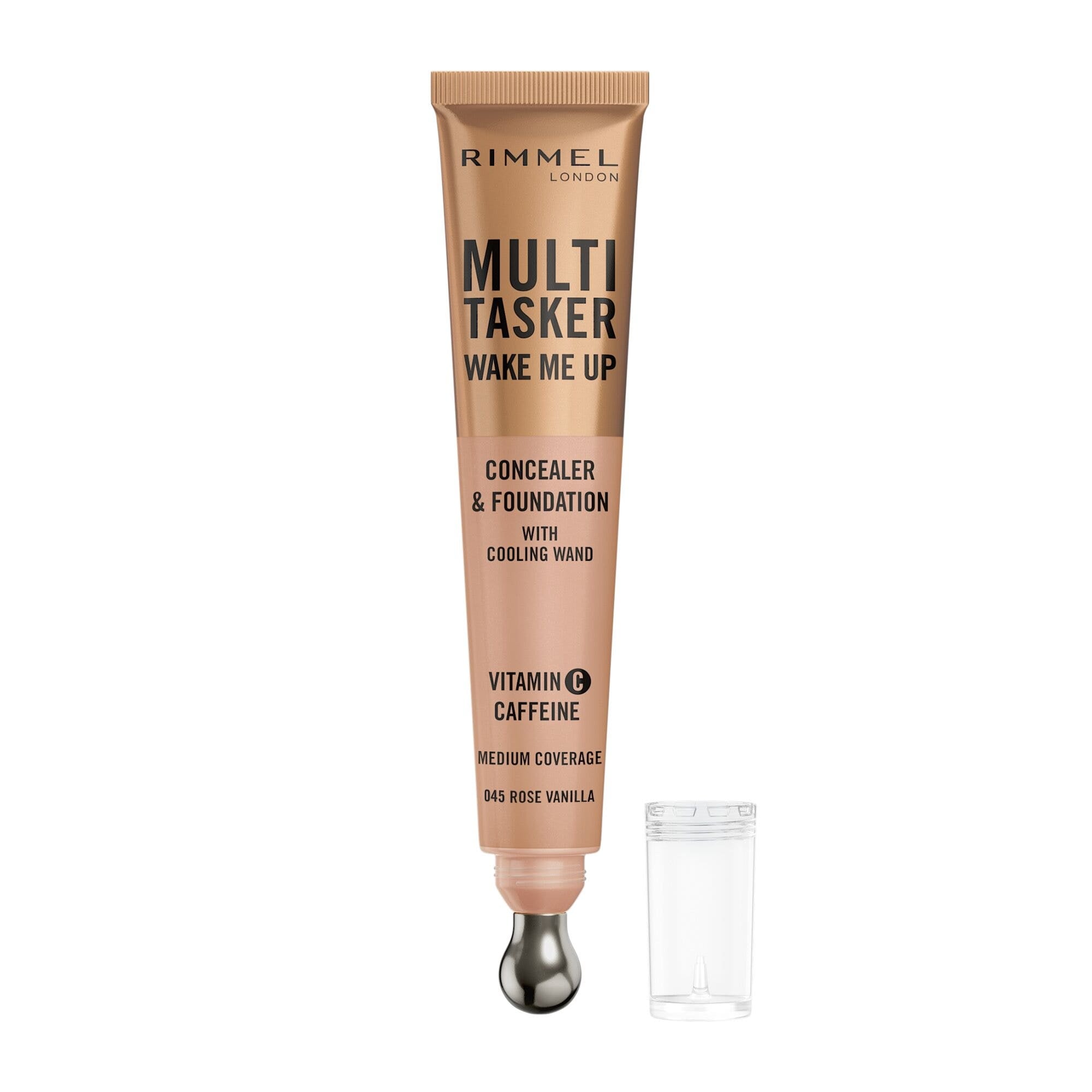 Rimmel Multi-tasker Wake Me Up Correcteur & Fond de teint Formule Végétalienne 045 Classic Ivory 20 ml