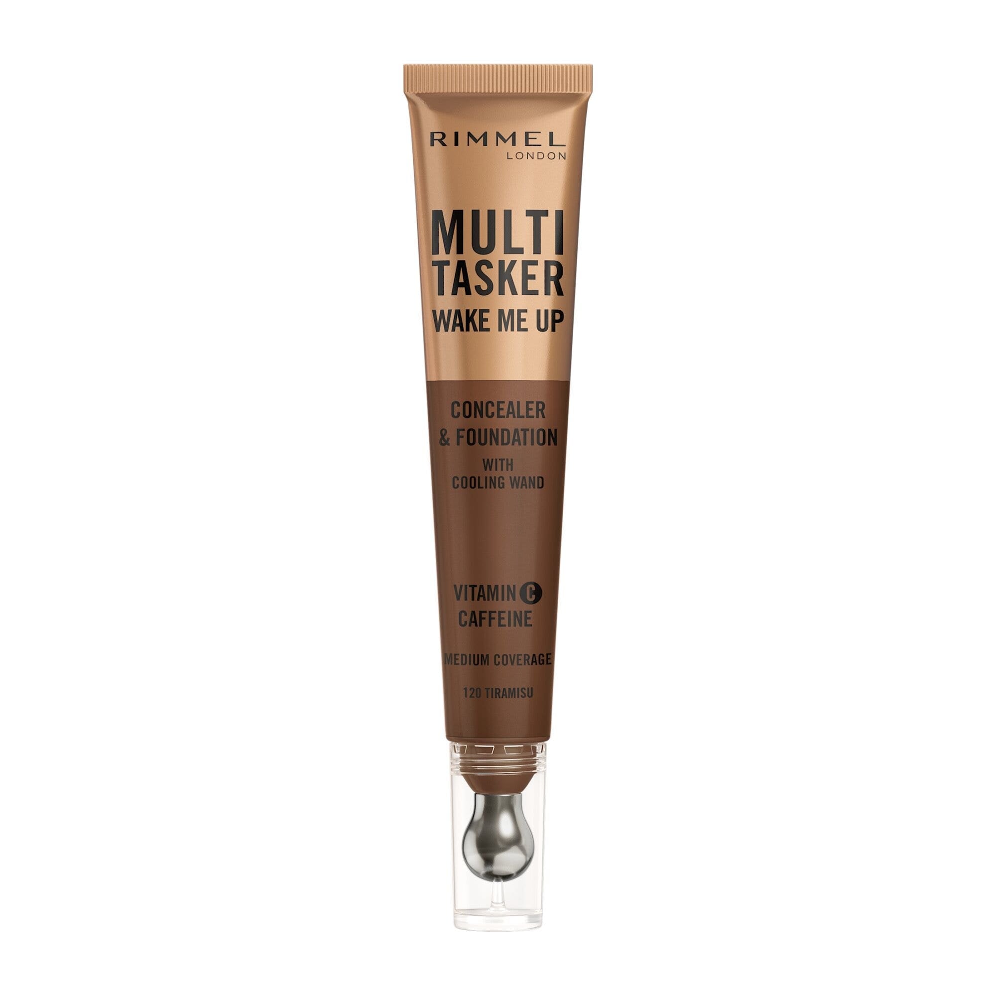 Rimmel Multi-tasker Wake Me Up Correcteur & Fond de teint Formule Végétalienne 120 Tiramisu 20 ml