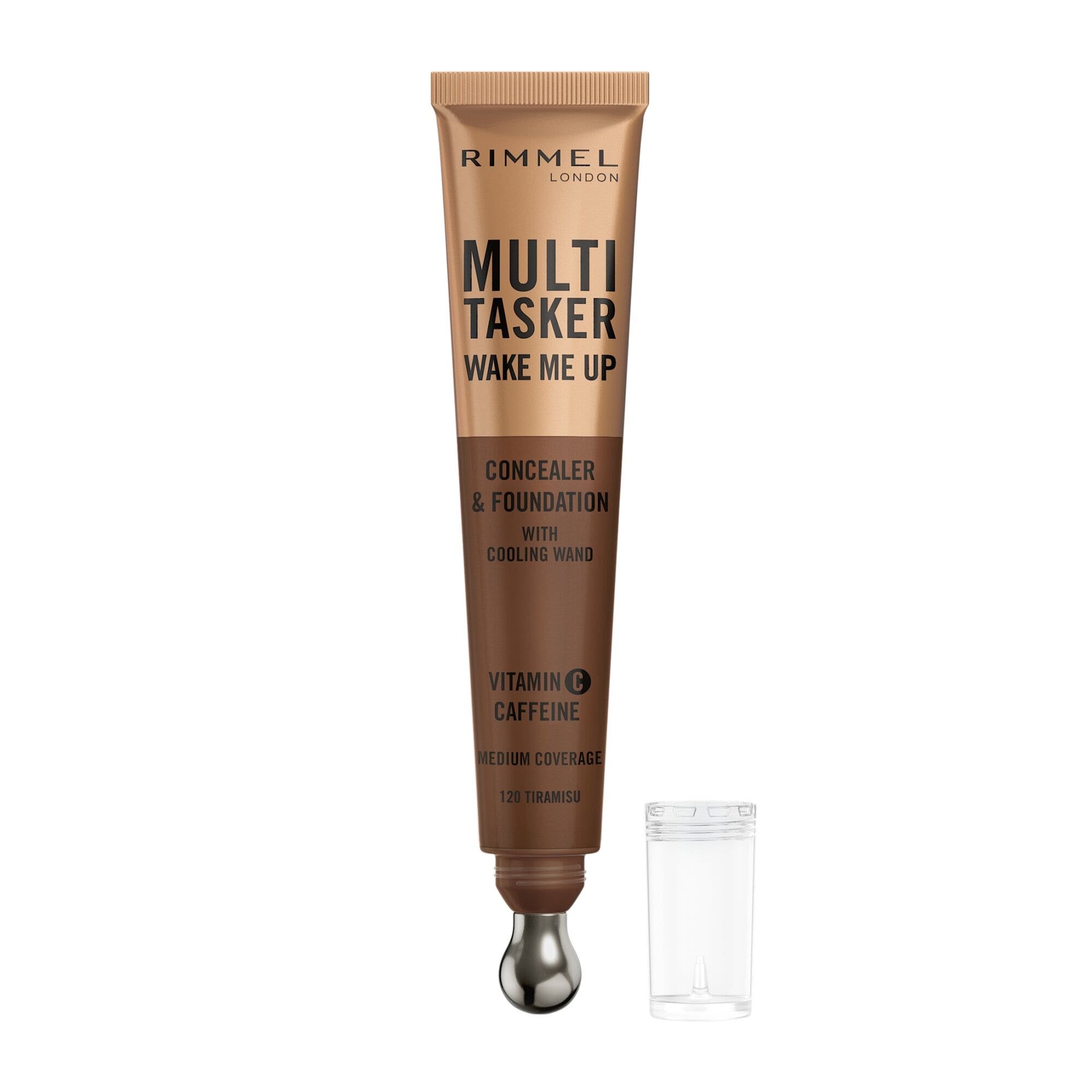 Rimmel Multi-tasker Wake Me Up Correcteur & Fond de teint Formule Végétalienne 120 Tiramisu 20 ml