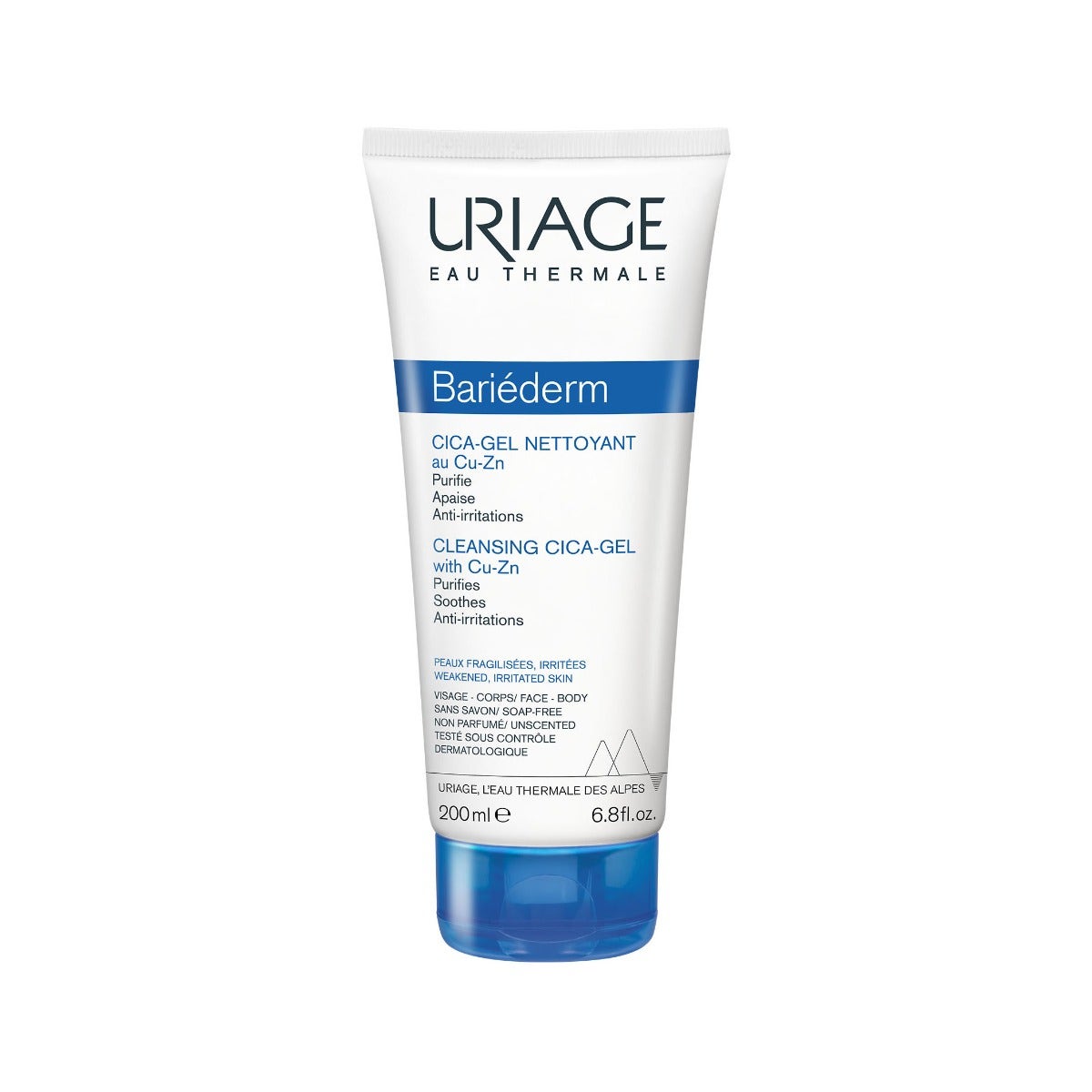 Uriage Bariederm Cica Gel Nettoyant Visage et Corps 200 ml