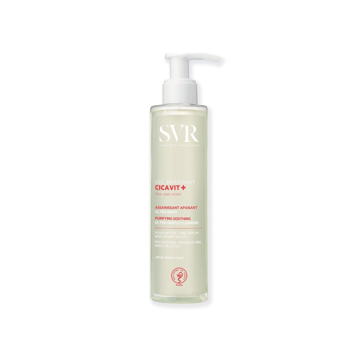 SVR Cicavit+ Gel Moussant Nettoyant pour le Corps 200 ml