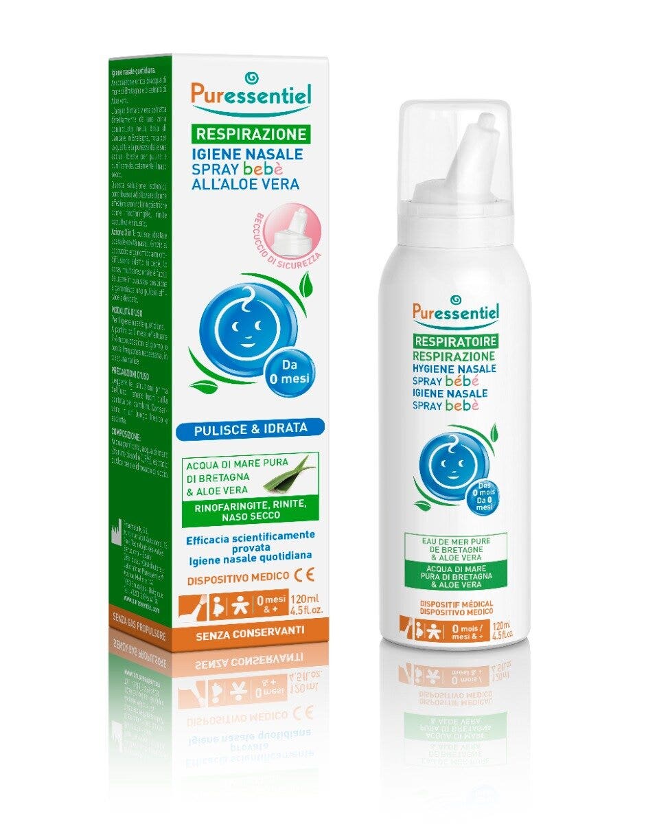 Puressentiel Spray Respiratoire pour Bébé à l'Aloe Vera 120 ml